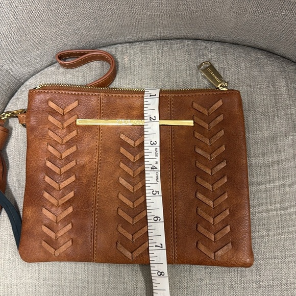 Steve Madden  Brown Faux Leather Clutch - Picture 5 of 5